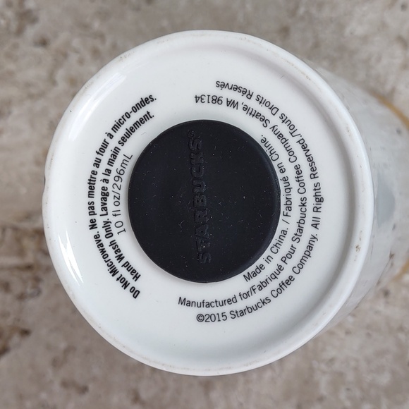 Starbucks 2015 Anniversary Crown Siren 10oz Ceramic Tumbler - Picture 6 of 6